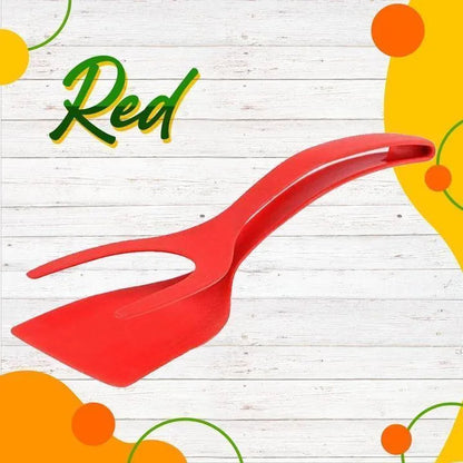 🥘 LIMITED-TIME ! 🍳 2-in-1 Grip Flip Tong – Non-Scratch, Non-Stick, Heat-Resistant ✨