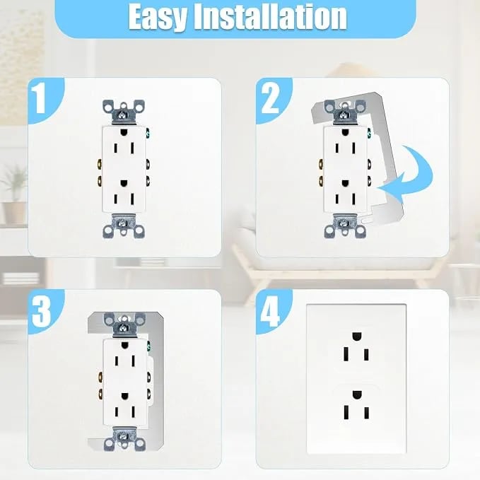 💯Wall Plate Spacers (Metal) – For Wall Outlet Repair and Securing Loose Outlets