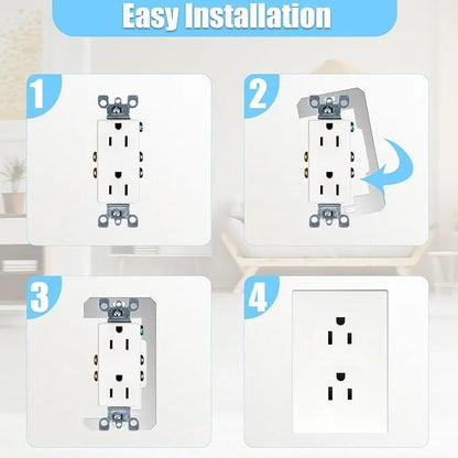 💯Wall Plate Spacers (Metal) – For Wall Outlet Repair and Securing Loose Outlets