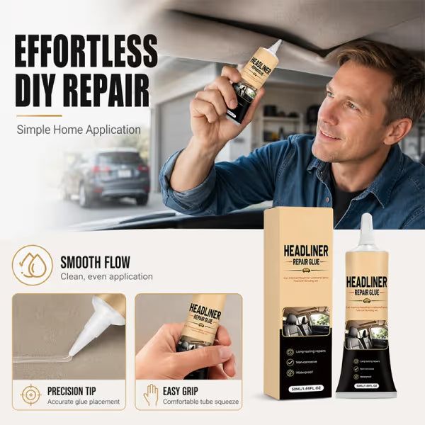 🚗 Waterproof Car Headliner Repair Glue