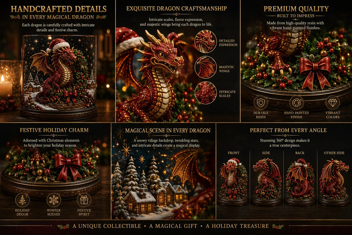 🐉💥 24 Days of Dragons Advent Calendar – 24 Unique Dragons, 24 Magical Christmas Surprises 🎄✨