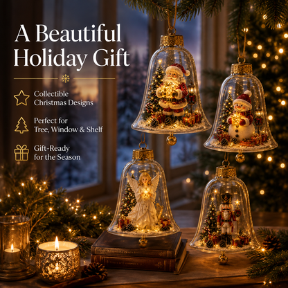 🔔✨ Glowing Christmas Bell – A Magical Light-Up Holiday Decoration