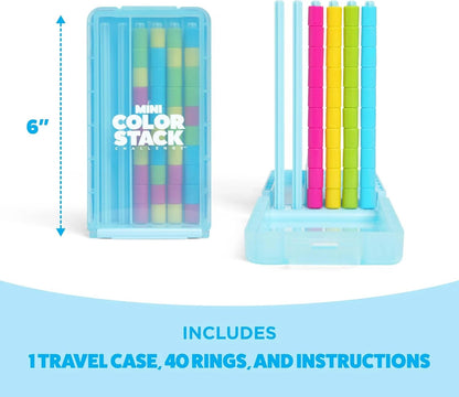 Mini Color Stack Challenge Shake It. Sort It. Solve It. 🌈 Portable Color Matching Puzzle Game for Kids & Adults Ages 8+