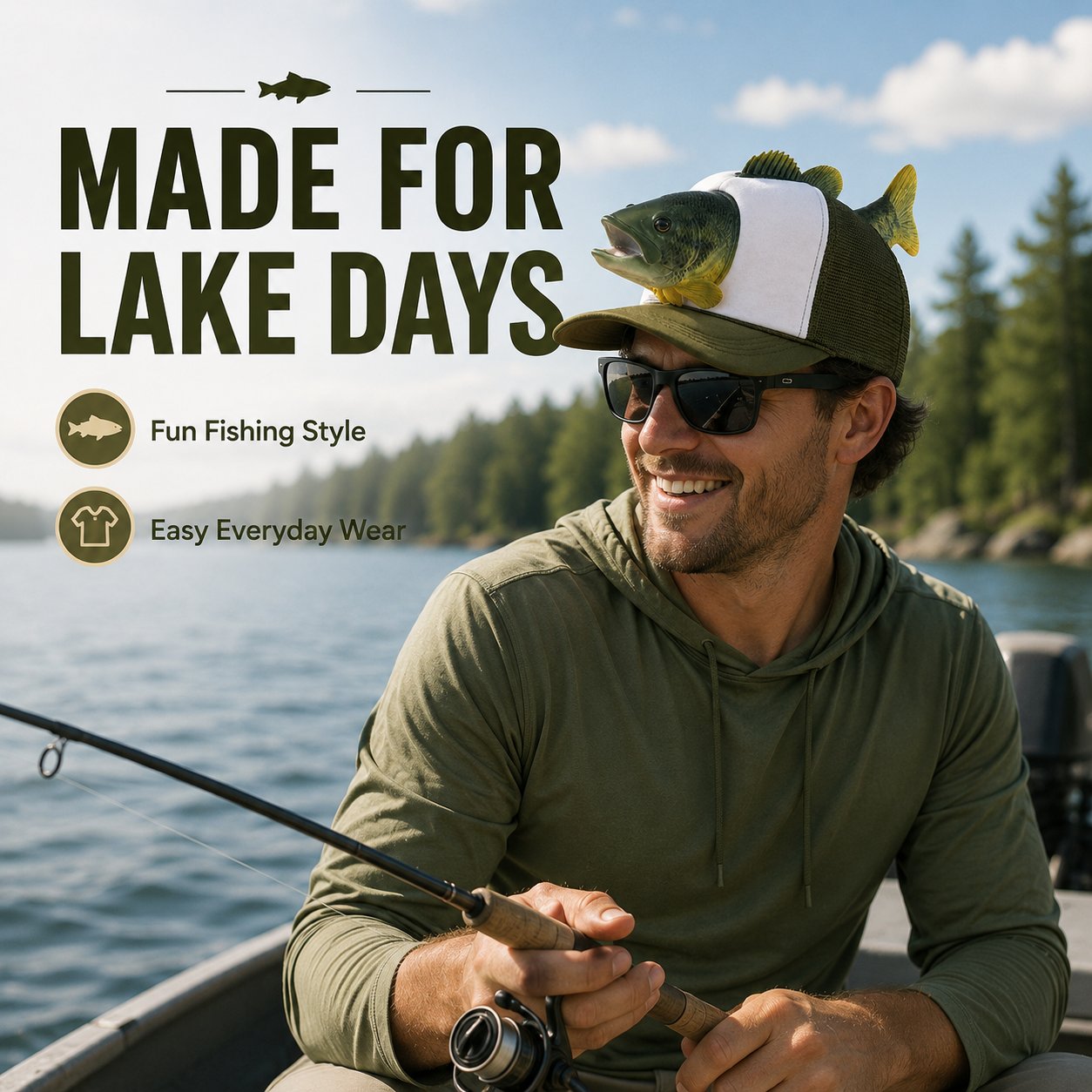 Tournament-Grade Pro Angler Sun Shield Cap (Limited Edition)🎣