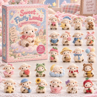 🔥HOT SALE🔥CHRISTMAS KICKOFF 49% OFF - Sweet Fluffy Lambs Advent Calendar 2026 - 24-Day Festive Countdown