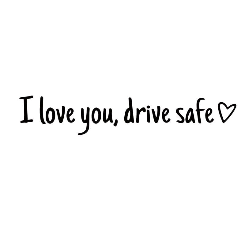 💓 I love you, drve safe Sticker（3pcs）