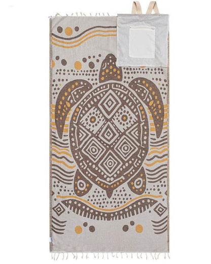🏖️ 2-in-1 Sand-Free Towel Backpack | 100% Organic Cotton