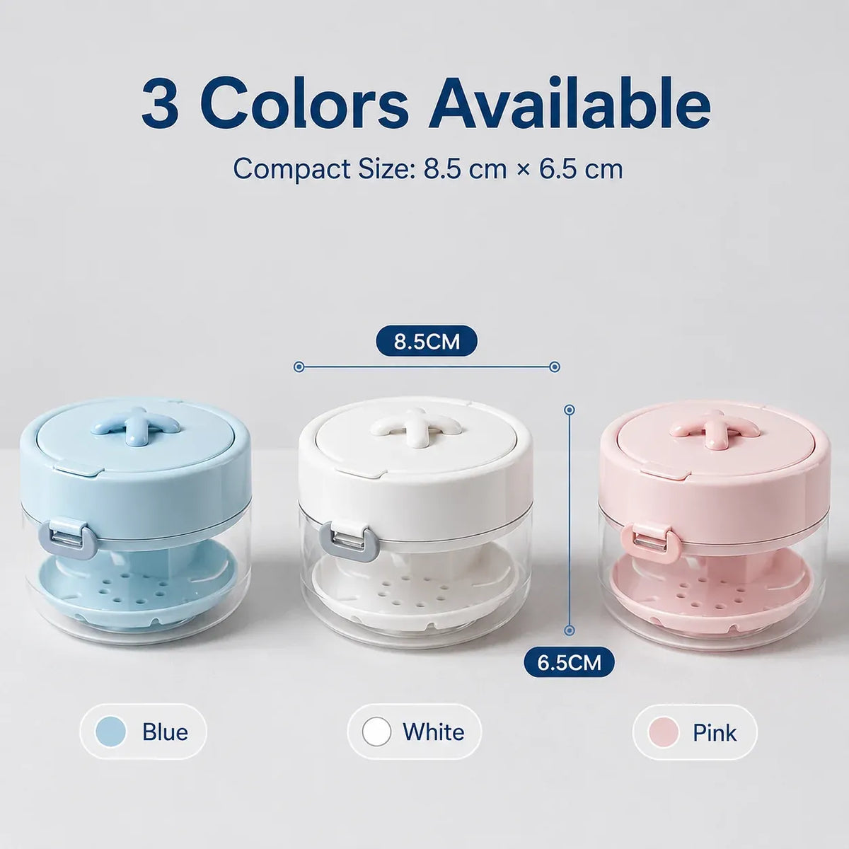💙Clean, Drain & Store in One🔥3-in-1 Leak-Proof Retainer Cleaning Case with Mirror, Drain Tray - Travel Storage✈️