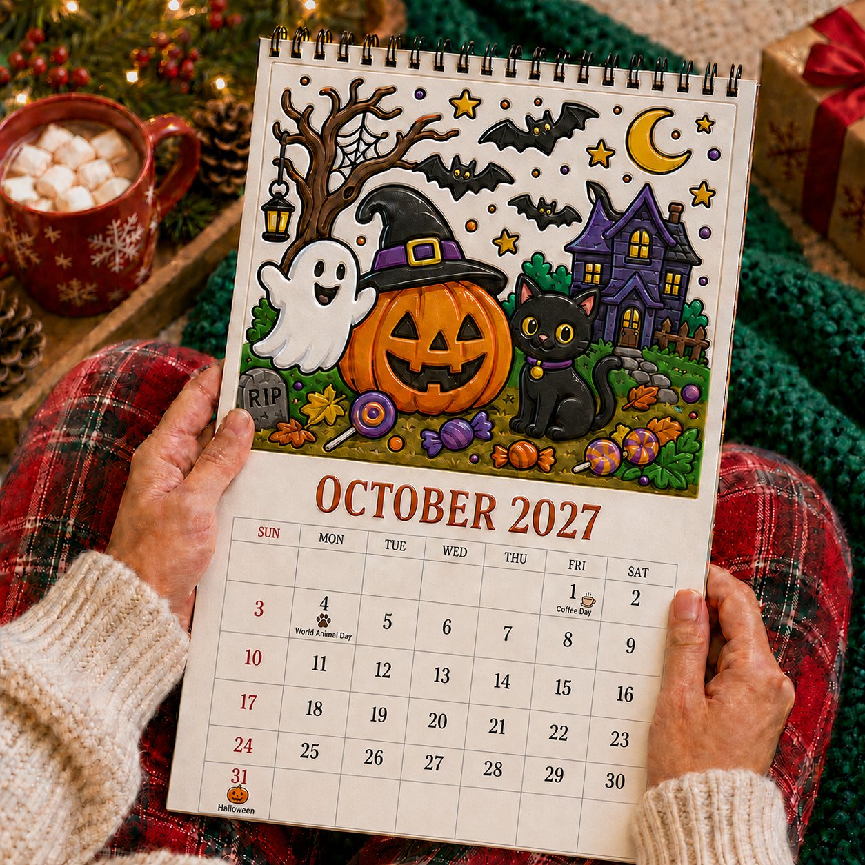 🎨Color Your Year 2027: Creative Coloring Calendar📅