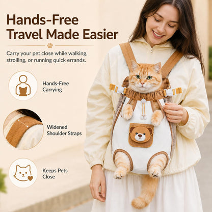 🎉Cute Bear Travel Pet Carrier