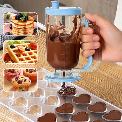 Pancake Batter Dispenser with Mixer