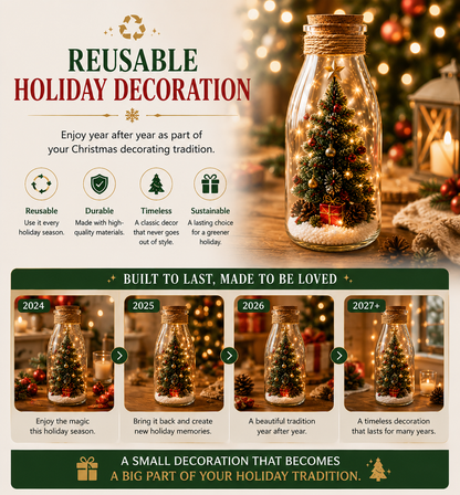 Christmas Tree In A Bottle