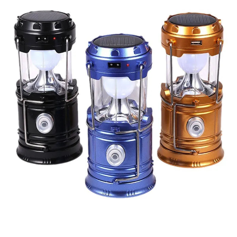 Collapsible LED Camping Lanterns Lightweight Solar