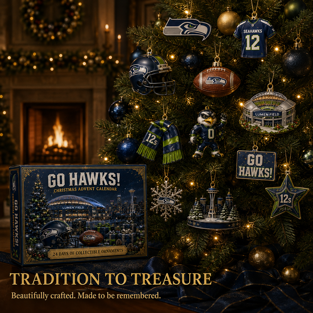 🎄 Go Hawks! Football Christmas Advent Calendar