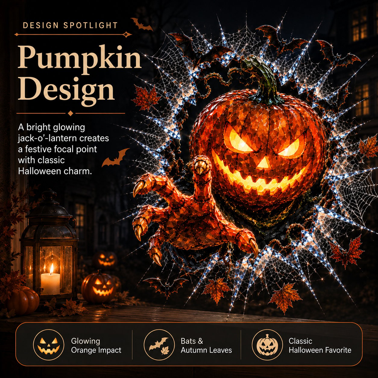 🎃 2026 Halloween Window Decals – 3D Crack Glass Spooky Decorations for a Haunted Halloween Scene