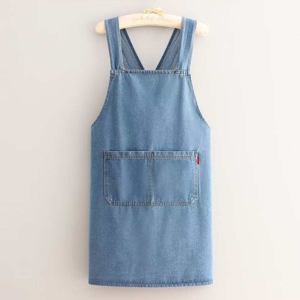 Adult Jour Apron - Lightweight Polyester Apron with Front Pocket, Ideal for Everyday Use, Waist Strap