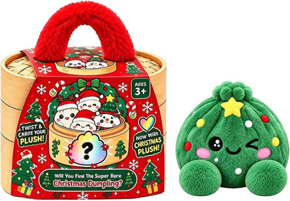 🔥 50% OFF | 🌈🥟 Rainbow Dumpling Plush Squishies – Adorable Steamer Set