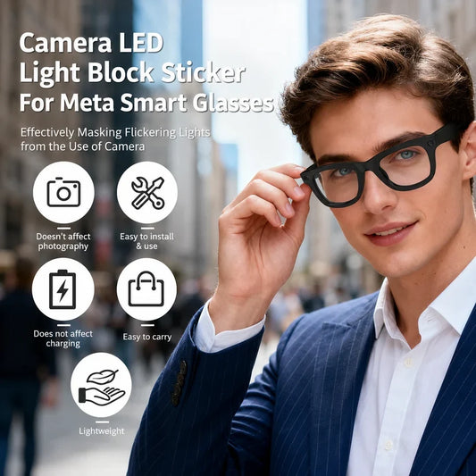 😎 LED Light Blocking Stickers for Smart Glasses
