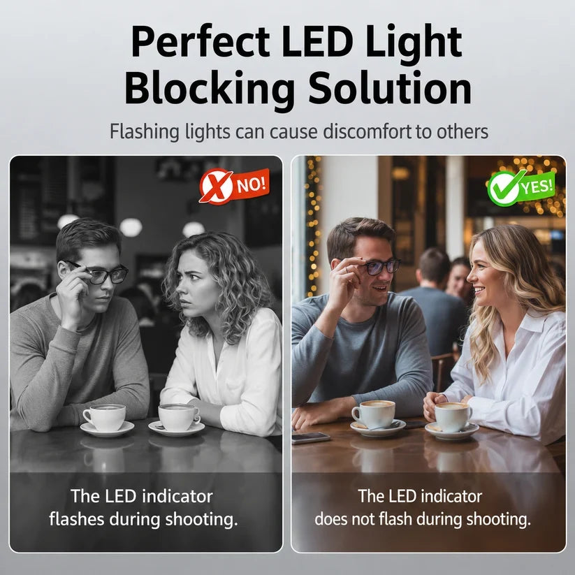 😎 LED Light Blocking Stickers for Smart Glasses