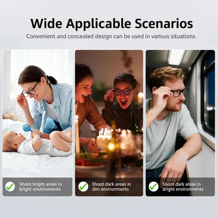 😎 LED Light Blocking Stickers for Smart Glasses