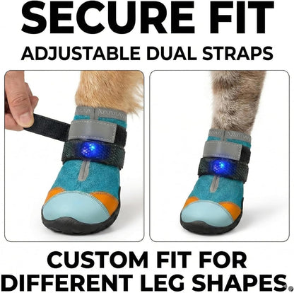 Dog Shoes With Built-in LED Light 🐾（2pcs）