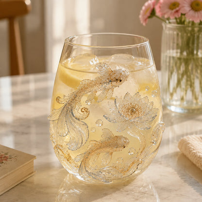 🔥 LAST DAY 49% OFF – ✨ 3D Animal Floral Glass Tumbler | For Prettier Sips, Sunlight-Catching Details, Nature Charm & Elegant Everyday Drink Vibes 🌸🐾