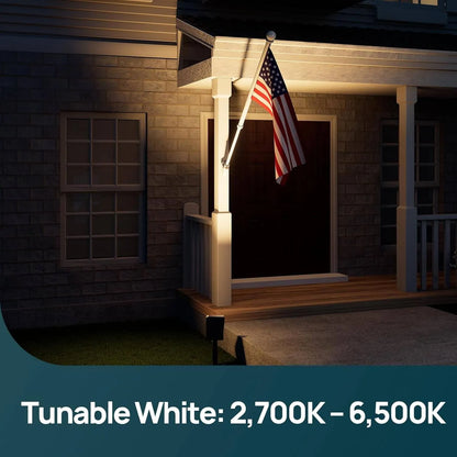 Linkind SL5C Smart Solar Spotlight - RGB & Tunable White Landscape Light