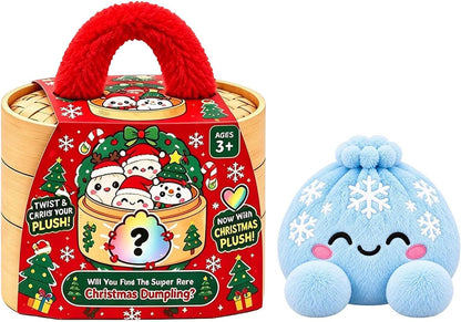 🔥 50% OFF | 🌈🥟 Rainbow Dumpling Plush Squishies – Adorable Steamer Set