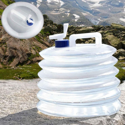 10L Foldable BPA-Free Water Container with Tap