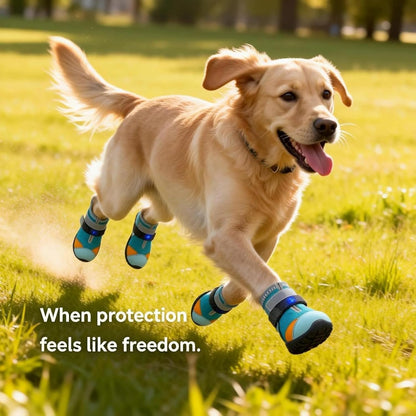 Dog Shoes With Built-in LED Light 🐾（2pcs）