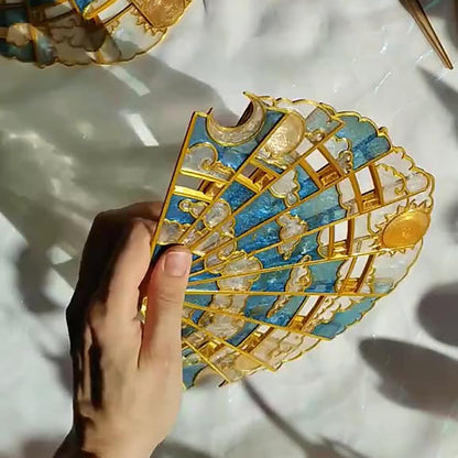 HandFan - Magical And Elegant Intricate Design Hand Fan Accessories