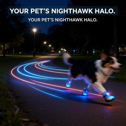 Dog Shoes With Built-in LED Light 🐾（2pcs）