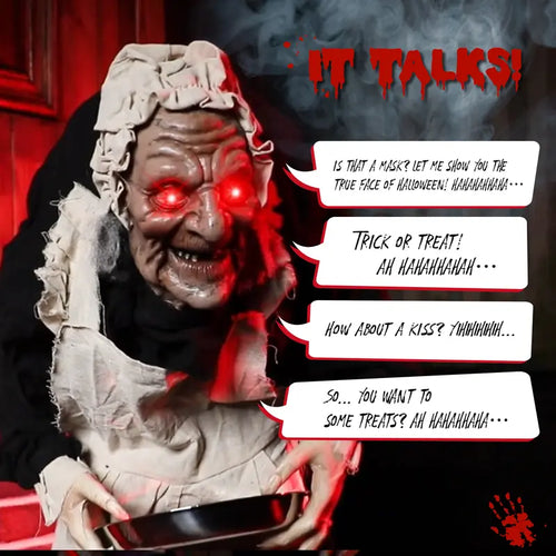 🎃👻 Bring Your Halloween to Life with This Terrifying Animated Horror Figure!