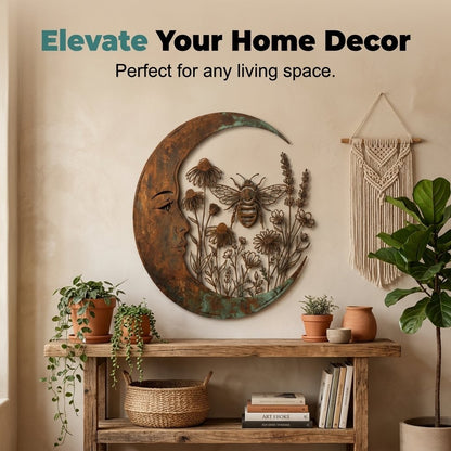 🔥HOT SALE🔥Dragonfly & Moon Wall Art