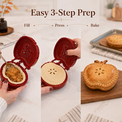 🥧 🍎 Beginner-Friendly Mini Hand Pie Press Mold – 6 Fun Shapes for Easy Homemade Pastries