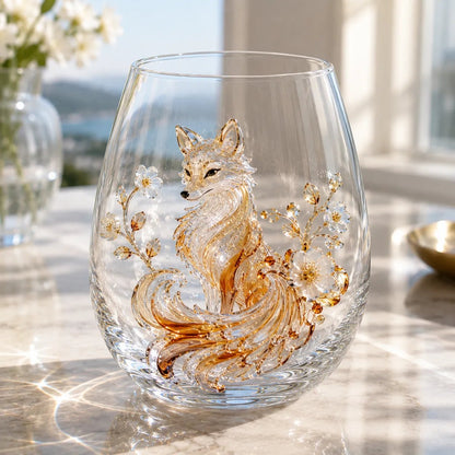🔥 LAST DAY 49% OFF – ✨ 3D Animal Floral Glass Tumbler | For Prettier Sips, Sunlight-Catching Details, Nature Charm & Elegant Everyday Drink Vibes 🌸🐾
