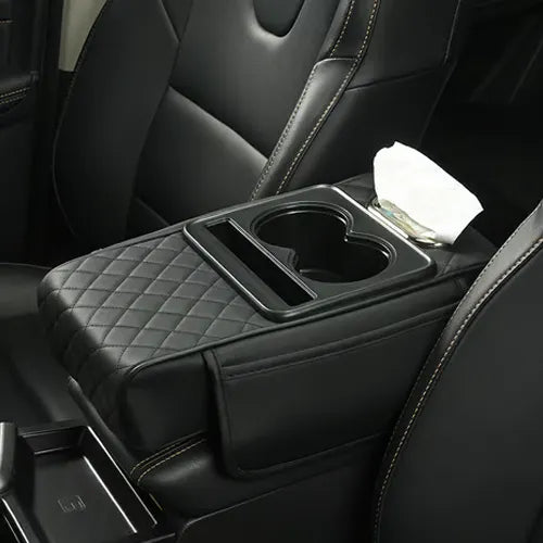 Multifunctional PU Leather Car Armrest Box Mat