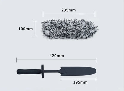 V+ Wheel Barrel Brush, Cleaning Brush for Wheels, 1 Pack