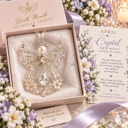 ⏳ Last Day 49% OFF – 👼 Birth Month Guardian Angel | 12 Birthstone-Inspired Keepsakes for Meaningful Gifts ✨