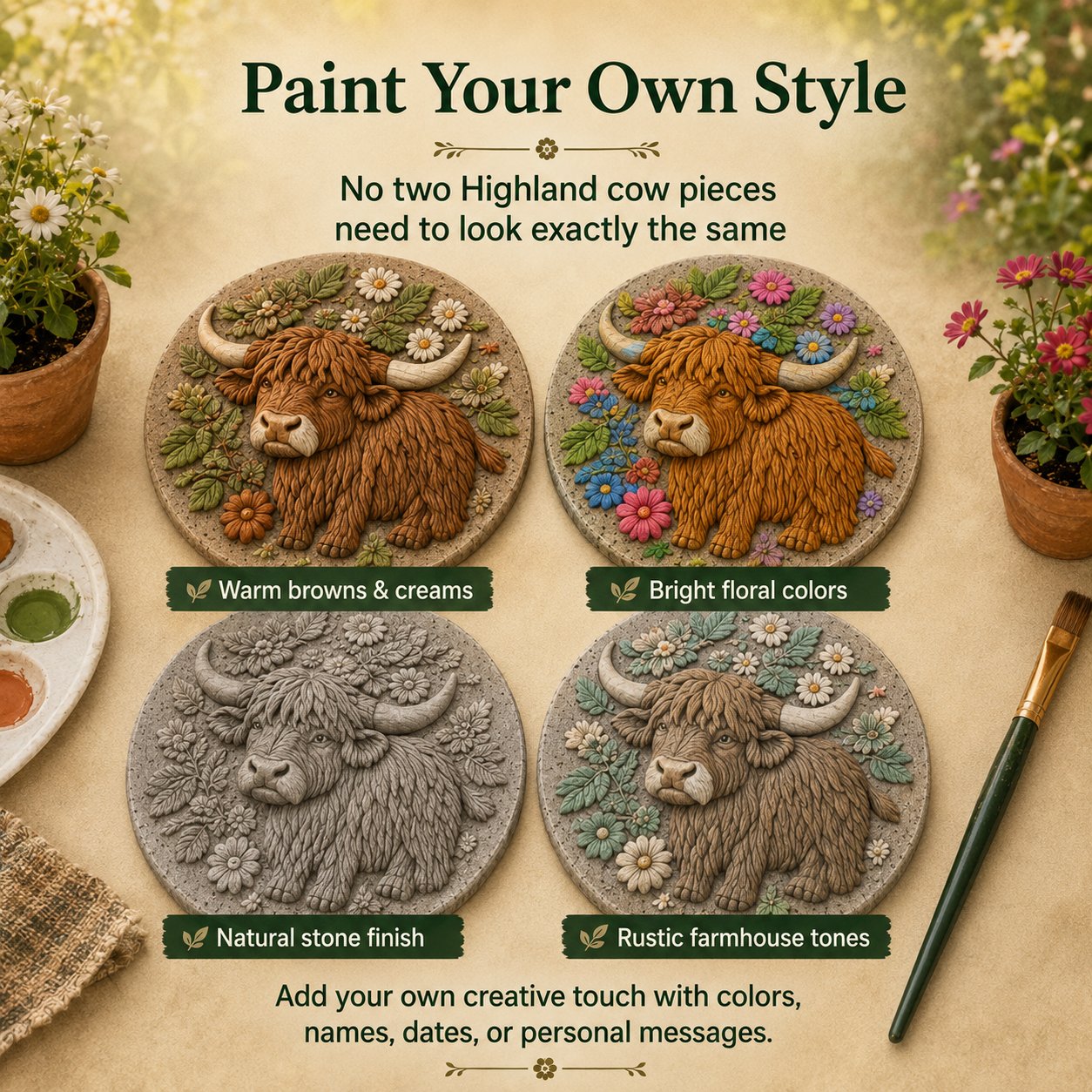 💥 LAST DAY 40% OFF - Reusable Animal-Themed Garden Art Mold – Bring Nature to Life in Your Garden (📦Buy 2 Free Shipping)