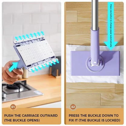 💥Convenient Cloth Changing Mini Mop