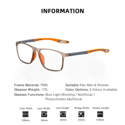 🏆 Smart Adaptive Multifocal Glasses – Progressive Reading Eyewear for Near & Distance Vision