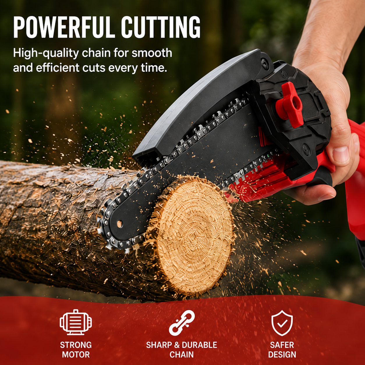 🔥 50% OFF Cordless Mini Chainsaw Kit – Free Shipping 🚚