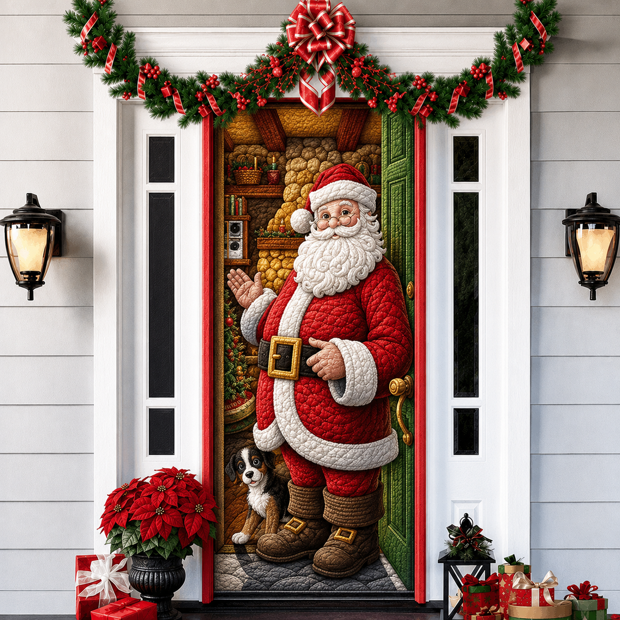 Last day 50% OFF🌟2026 3D Christmas front door decoration