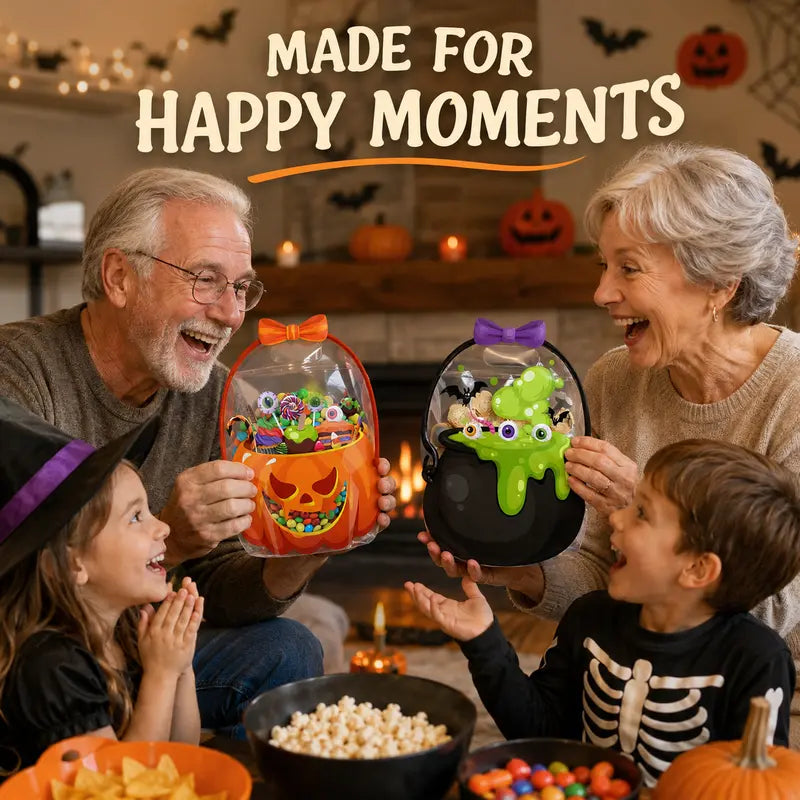 👻 Halloween Goodie Bags – Spooky Trick or Treat Candy Bags for Kids, Parties & Classroom