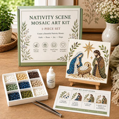 💥Nativity Sea Glass Art Kit