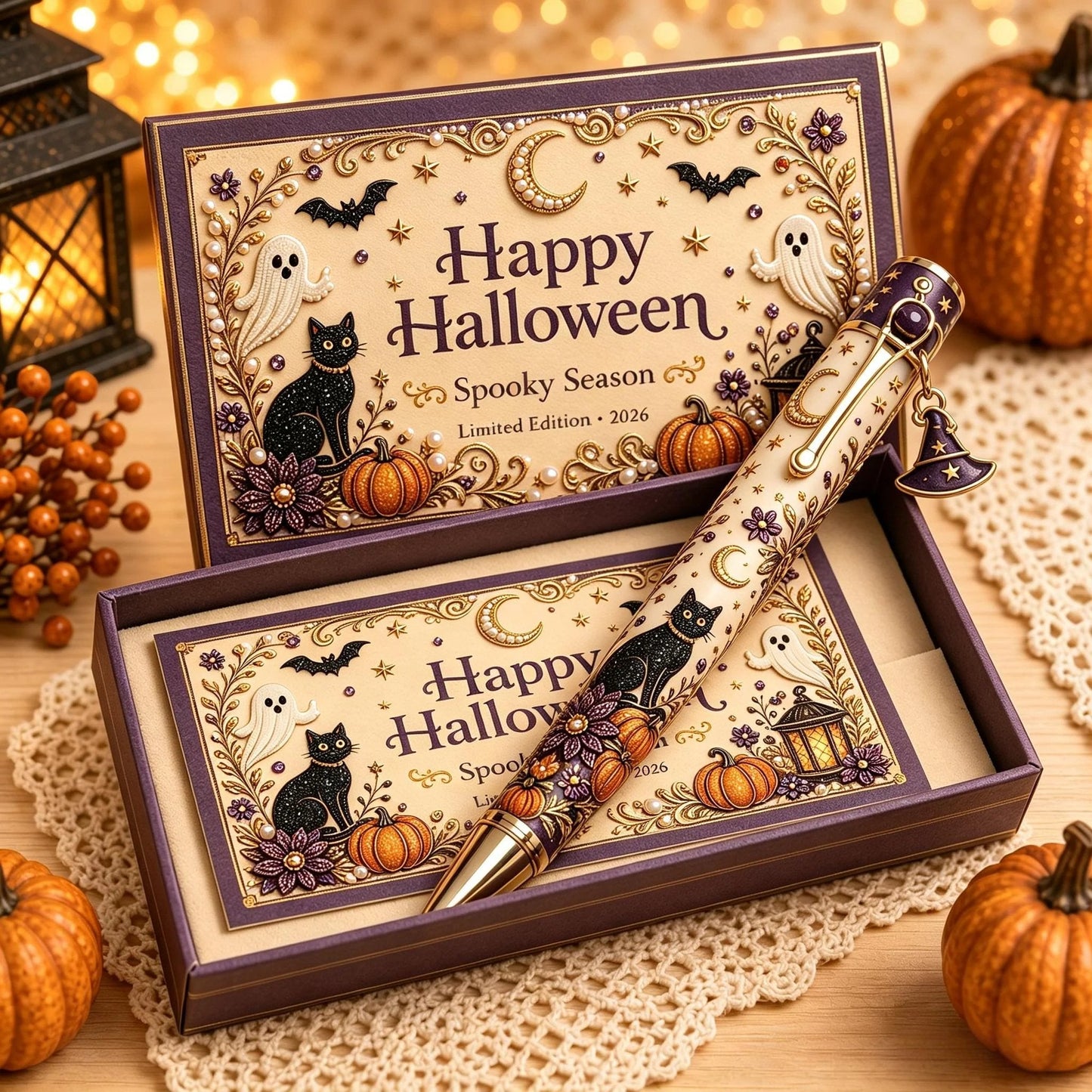 🎃🔮 Halloween Spooky Pen Gift Set