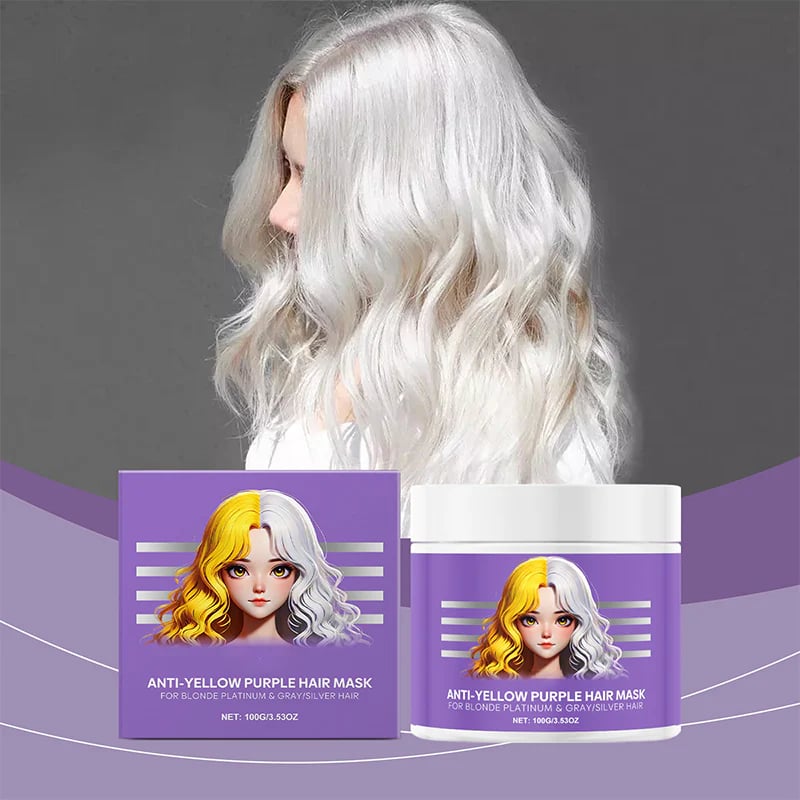 Anti-Yellowing Purple Hair Mask 💜 Say goodbye to Red Highlights! 💜
