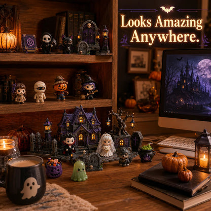 🔥 Build Your Own Spooky Haunted House 👻 DIY Halloween Decor Kit for Endless Halloween Fun