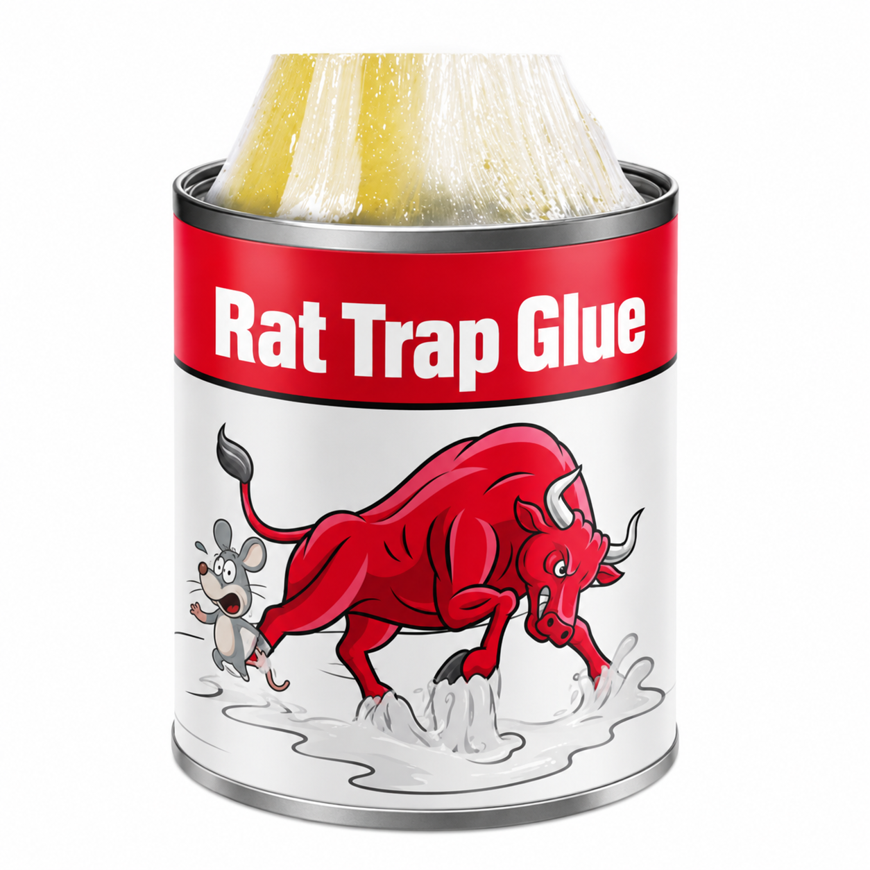 High viscosity rat trap glue can